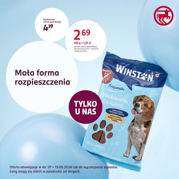 galeria twierdza Zamość rossmann promocja drogeria pies przysmaki