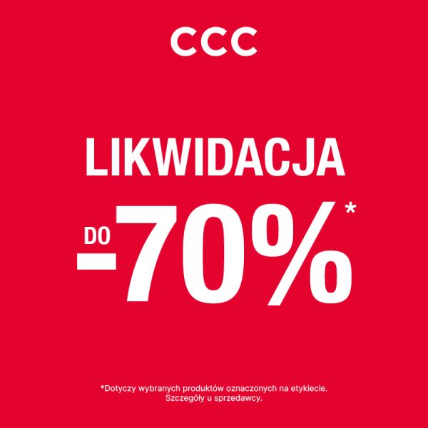 galeria twierdza zamość ccc promocja buty damskie męskie dziecięce likwidacja wyprzedaż
