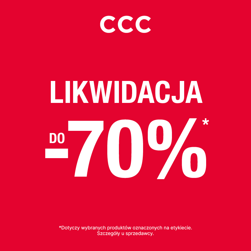 galeria twierdza zamość ccc promocja buty damskie męskie dziecięce likwidacja wyprzedaż