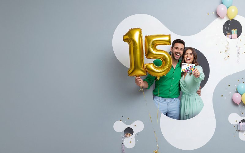 galeria twierdza zamość urodziny karta podarunkowa prezent balony świętujemy zakupy kobieta mężczyzna