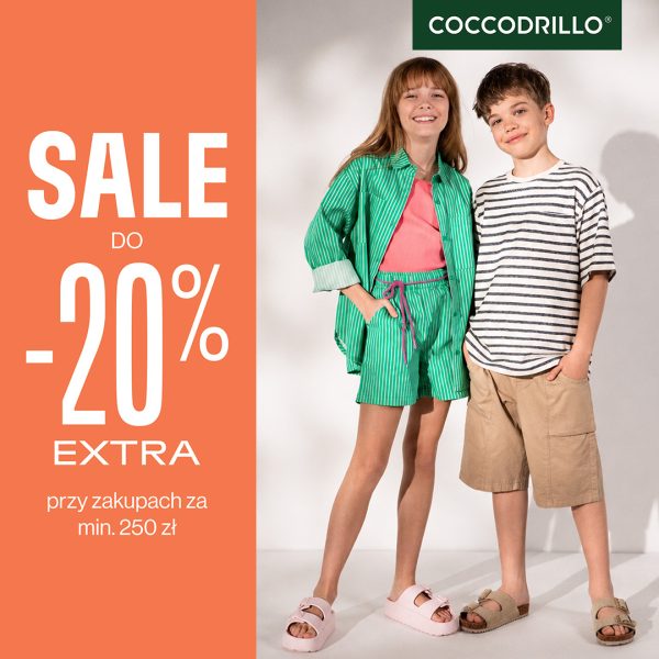 galeria twierdza zamość coccodrillo promocja wyprzedaż dla dzieci