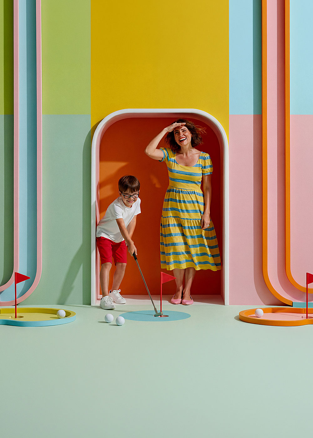 galeria twierdza zamość wakacje strefa mini golf dzieci rozrywka spędzanie czasu