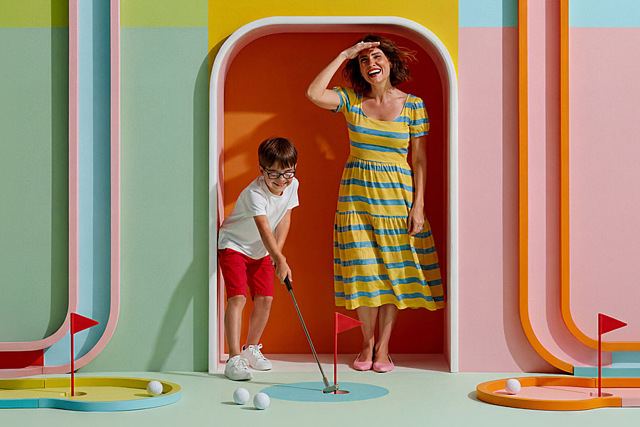 galeria twierdza zamość wakacje strefa mini golf dzieci rozrywka spędzanie czasu