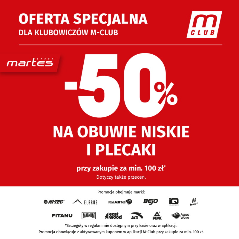 galeria twierdza zamość martes sport promocja wyprzedaż plecaki niskie obuwie buty do szkoły szkolne