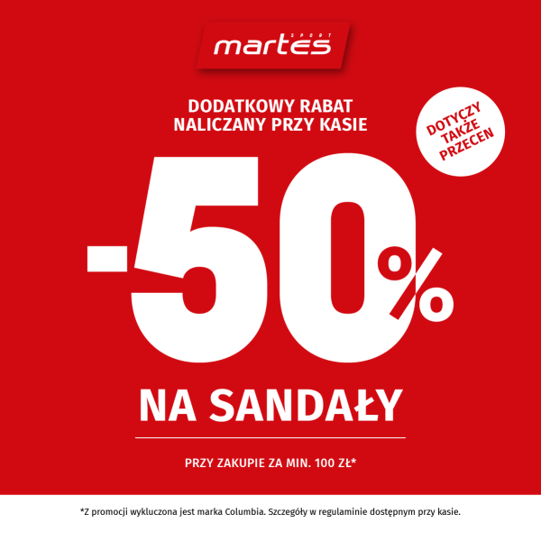 galeria twierdza zamośc martes sport sandały promocja wyprzedaż