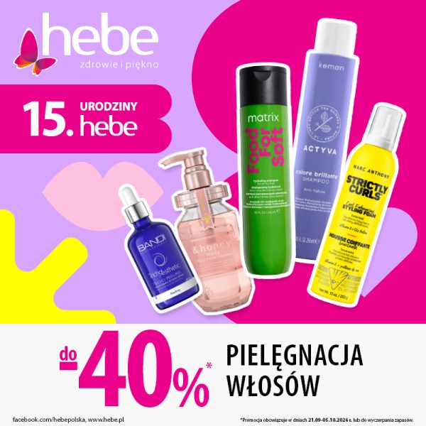 galeria twierdza zamość hebe kosmetyki promocja oferta urodzinowa