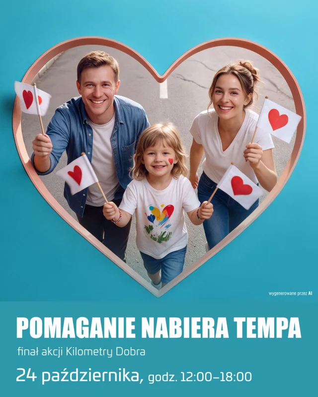 💛 Mała złotówka, wielka sprawa!

Już 24 października w Galerii Twierdza rusza akcja charytatywna „Pomaganie nabiera tempa”! Będziemy zbierać pieniądze dla podopiecznych @psonizamosc.

Jak możecie pomóc? Wpaść do nas i dołożyć swoją złotówkę do wspólnego celu! A przy okazji świetnie się bawić, bo atrakcji zdecydowanie nie zabraknie. 👀

Co przygotowaliśmy?
🔹 Paradę Kilometrów Dobra i wspólne układanie złotówek w jak najdłuższy ciąg
🔹 Licytacje i kiermasze prac uczestników Warsztatów Terapii Zajęciowej oraz kwiatów domowych
🔹 Warsztaty kreatywne – od tworzenia biżuterii i ozdób po malowanie toreb, ubrań i kamieni
🔹 Malowanie buziek, kolorowe warkoczyki i tatuaże
🔹 Słodki kącik
🔹 Stoisko Studium Medycznego z pomiarem ciśnienia, BMI i poradami
🔹 Robotykę z New Technology
🔹 Prawdziwy samochód, który dzieciaki będą mogły pomalować według własnego pomysłu! 

Brzmi jak dobry plan na sobotę? 

📅 24 października
⏰ 12:00–18:00
📍 Galeria Twierdza Zamość

Zabierzcie rodzinę, znajomych i wpadajcie! Każda złotówka ma znaczenie, a razem możemy zdziałać znacznie więcej. 💜

#GaleriaTwierdza #Zamość #KilometryDobra #PomaganieNabieraTempa #Pomaganie #Akcja 
Galeria Twierdza | Zamość | Kilometry Dobra | Pomaganie Nabiera Tempa | Akcja | Pomaganie